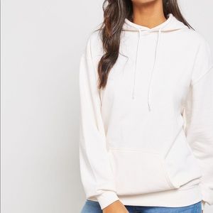 Oversized White Hoodie